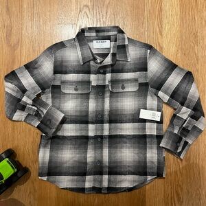 [3 for $15] OLD NAVY  Soft Brushed Flannel Pocket Shirt (Small 6-7)